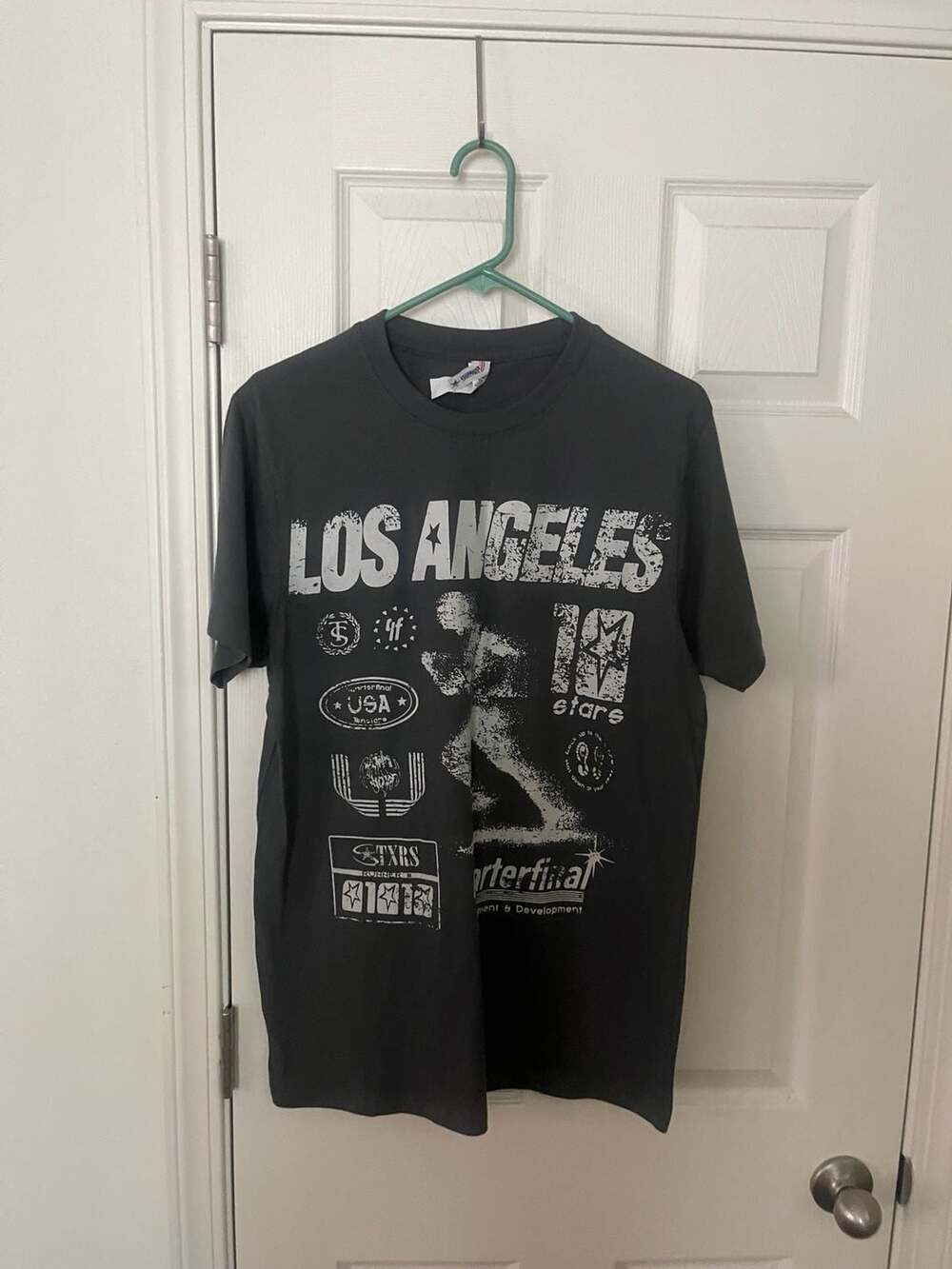 LOS ANGELES TEE SHIRT VINTAGE SOUVENIR Y2K DOWNTOWN LA DTLA HOLLYWOOD SIGN CITY
